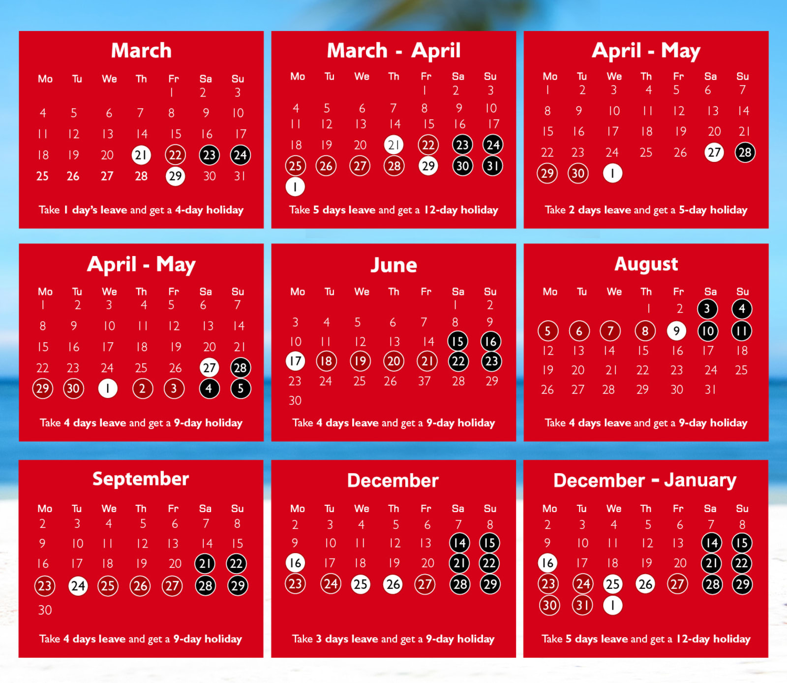 Hack Your Holidays: Tips & Tricks to Maximise Annual Leave in 2024